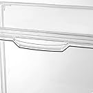 buy in bulk clear stackable plastic storage bins with magnetic attraction lid, dustproof book & cosmetic display cases, large figures collectibles showcase, shoe box, bag organizer (transparent -1 pack) source from factory