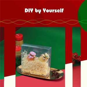 trade price benecreat 10pcs clear gift boxes 6.8x4.7x1.2inch rectangle pvc wedding party favour boxes for candy chocolate, present contains, festival gift packaging wholesale supplier