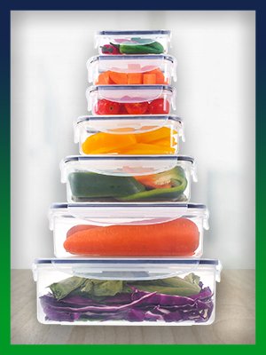 direct bulk orders rockberry 50 pcs large food storage containers with lids airtight-85 oz to small containers-total 526oz stackable kitchen set -bpa free leak proof containers- freezer microwave safe low-cost wholesale