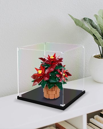 buy in bulk acrylic display case for collectibles assemble clear acrylic display box for lego alternative glass case for display figures doll toys home storage(10x10x10 inch, 25x25x25 cm) source from factory