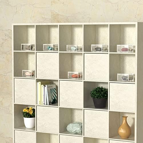 buy in bulk aitee acrylic box with lid, clear cube display case, multi-purpose box square container for holding staples, highlighters, adhesive tape, paper clips, stamps, display in office or home (medium) source from factory