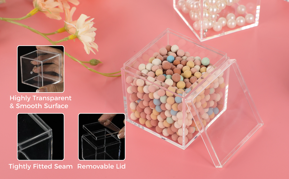 buy in bulk 18pcs mini clear acrylic boxes,small clear boxes with lids, 2.2 x 2.2 x 2.2 in plastic square cube, square display box, clear container boxes for candy pill earring jewelry tiny beads source from factory buy in bulk 18pcs mini clear acrylic boxes,small clear boxes with lids, 2.2 x 2.2 x 2.2 in plastic square cube, square display box, clear container boxes for candy pill earring jewelry tiny beads source from factory