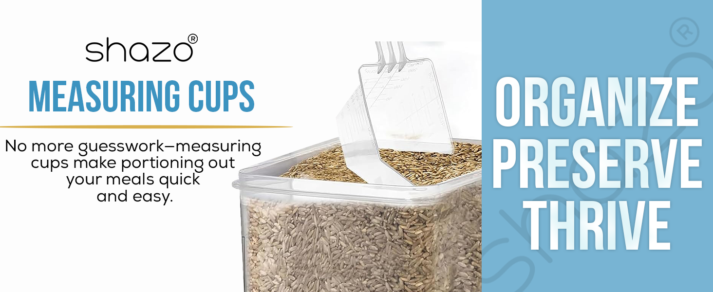 direct bulk orders shazo 2 pc (9.5l | 321 oz) extra large bulk food storage containers with airtight lids for flour, sugar, rice, cereal & pasta - leakproof, bpa-free plastic canisters for kitchen & pantry organization low-cost wholesale