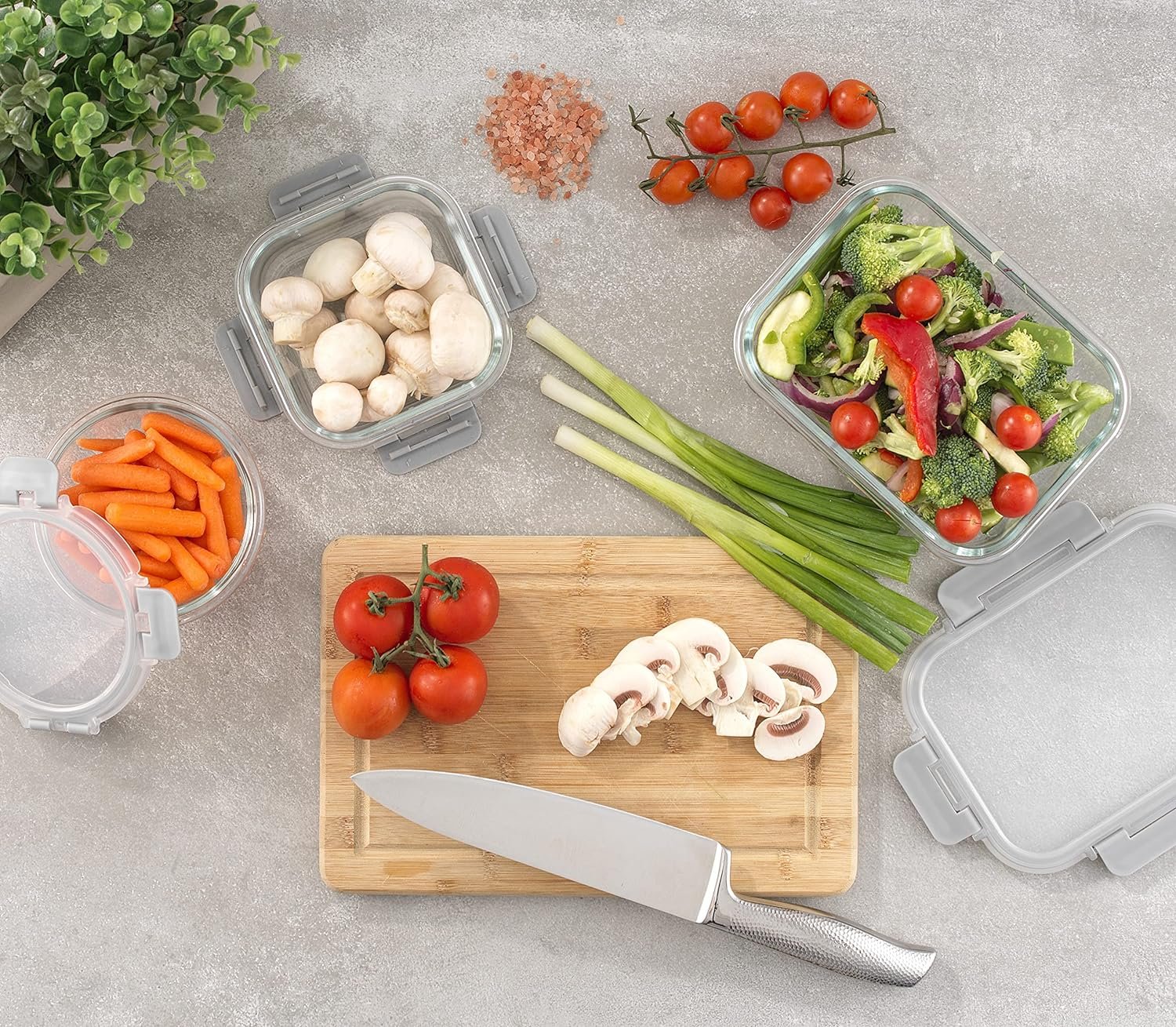 factory direct joyjolt joyful 24pc borosilicate glass storage containers with lids. 12 airtight, freezer safe food storage containers, pantry kitchen storage containers, glass meal prep container for lunch oem/odm services