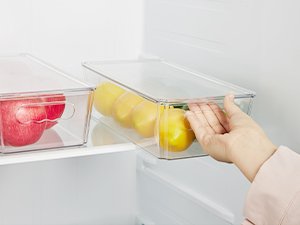 Organizadores y contenedores de almacenamiento transparentes de 8 piezas con tapas, apilables, de plástico, con asas, para refrigerador, congelador, despensa, gabinetes, organización y almacenamiento de cocina, servicios OEM/ODM, Vtopmart. Organizadores y contenedores de almacenamiento transparentes de 8 piezas con tapas, apilables, de plástico, con asas, para refrigerador, congelador, despensa, gabinetes, organización y almacenamiento de cocina, servicios OEM/ODM, Vtopmart.