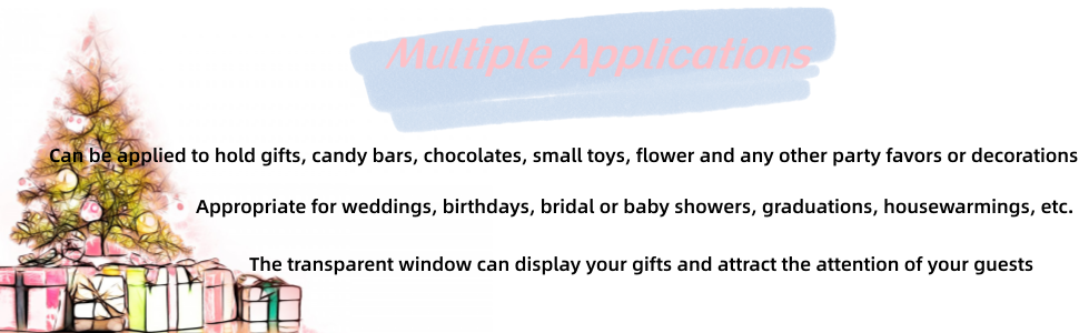 trade price enorteen 12 pcs clear gift bags with transparent window gift boxes candy boxes tote paper bags flower boxes bouquet bags for bridal shower present festivals party (pink) wholesale supplier