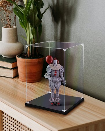 buy in bulk acrylic display case for collectibles assemble clear acrylic display box for lego alternative glass case for display figures doll toys home storage(10x10x10 inch, 25x25x25 cm) source from factory