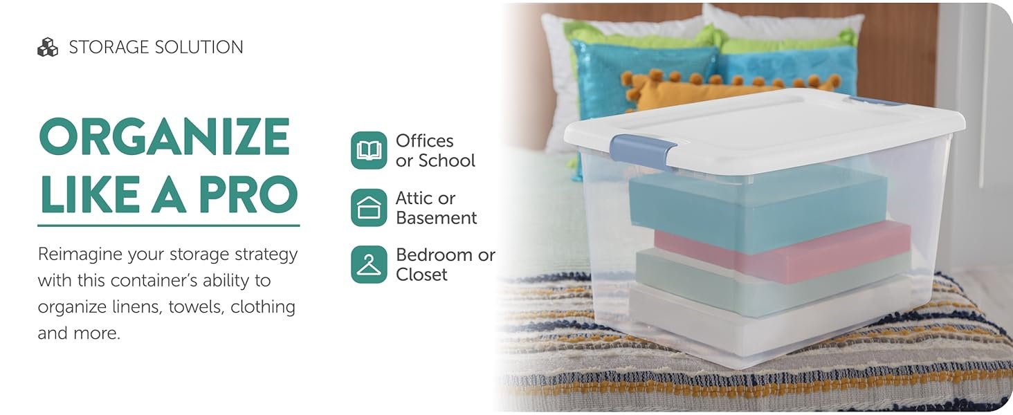 factory price sterilite 12-pack stackable storage bin with lid, clear plastic design, 64 quart volume discount factory price sterilite 12-pack stackable storage bin with lid, clear plastic design, 64 quart volume discount