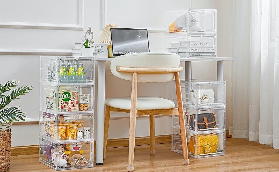 buy in bulk storage bins with lids, 6 pack clear plastic storage containers with magnetic acrylic door, 19 qt stackable storage box for home,office organizing source from factory buy in bulk storage bins with lids, 6 pack clear plastic storage containers with magnetic acrylic door, 19 qt stackable storage box for home,office organizing source from factory