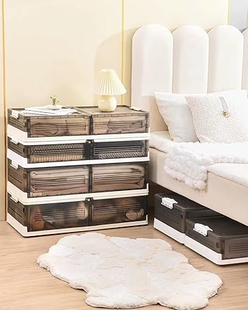 buy in bulk super large boot storage boxes clear stackable storage bins, xx-large shoe box organizers with magnetic lids, big acrylic display case an adjustable divider source from factory