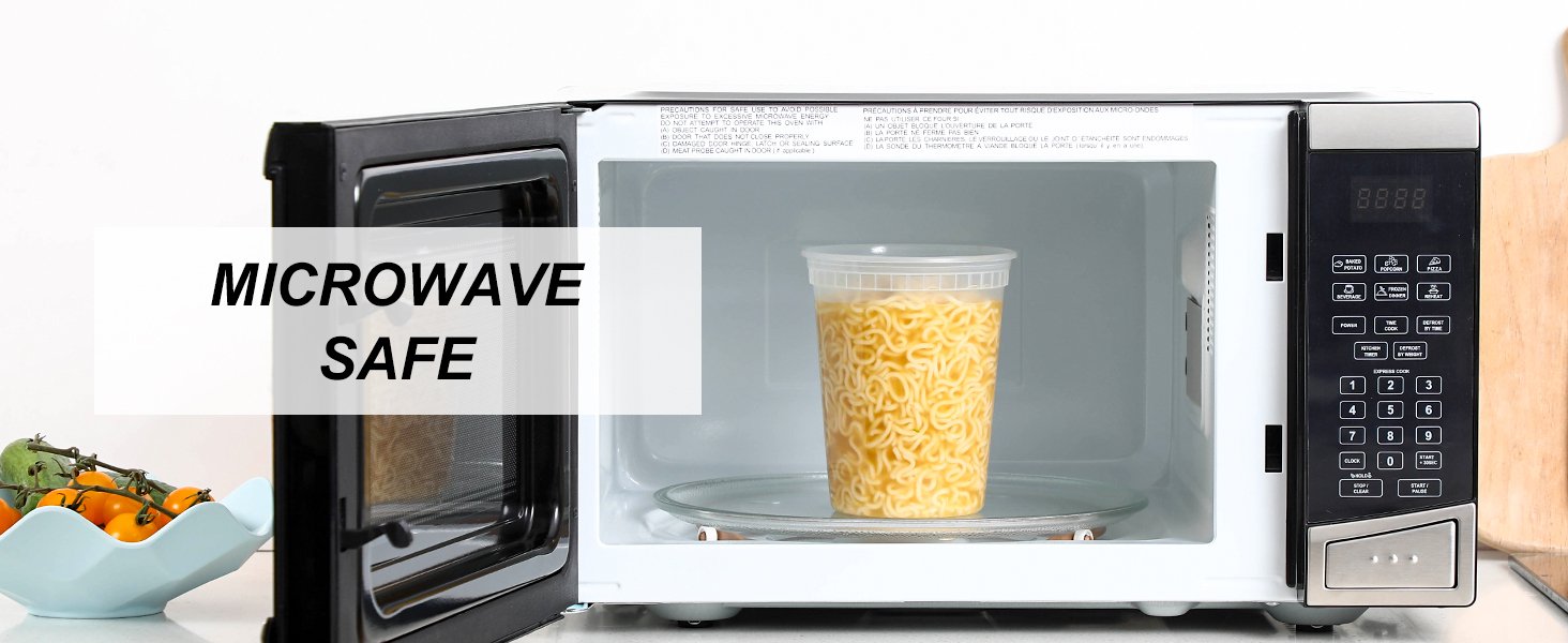 direct bulk orders aozita 36 sets 8 oz plastic deli food containers with lids, airtight food storage containers, freezer/dishwasher/microwave safe, soup containers for takeout meal prep storage low-cost wholesale