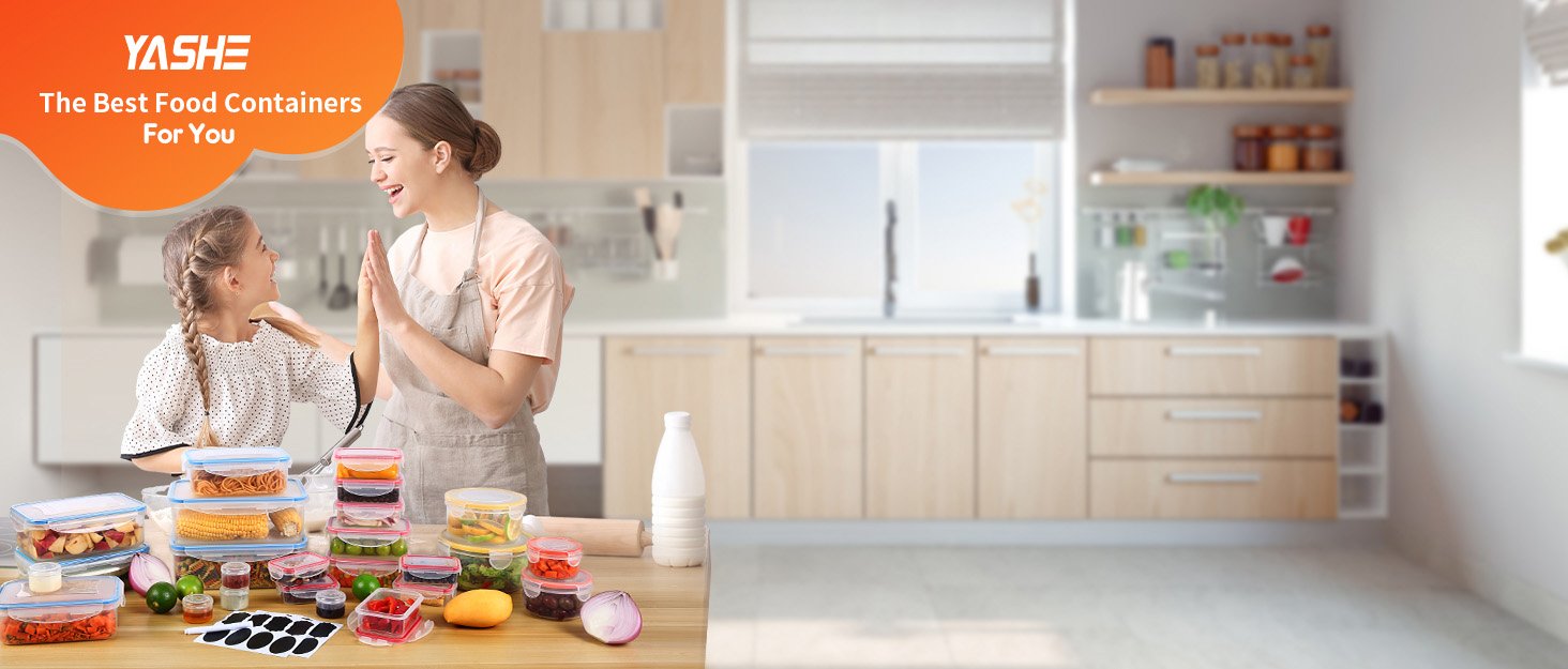 direct bulk orders yashe 38pcs food storage containers with lids airtight, plastic food containers for kitchen storage organization, 100% leakproof, bpa-free meal prep containers with labels & marker low-cost wholesale