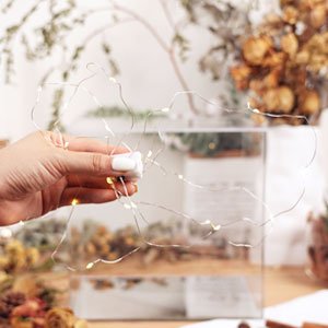 buy in bulk jupdec clear wedding card box acrylic for reception with slot, 10