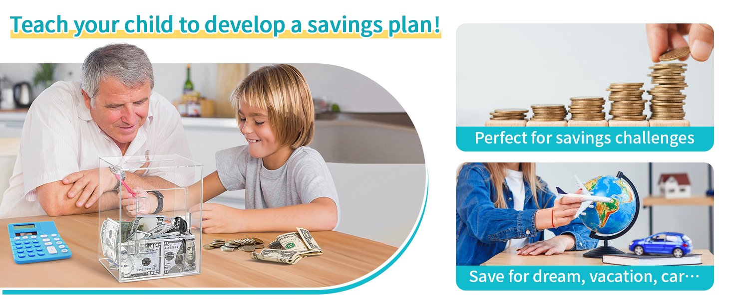 buy in bulk clear piggy bank for adults kids, large acrylic piggy bank money saving box for cash saving with key, openable clear acrylic savings jar for real money (clear) source from factory buy in bulk clear piggy bank for adults kids, large acrylic piggy bank money saving box for cash saving with key, openable clear acrylic savings jar for real money (clear) source from factory