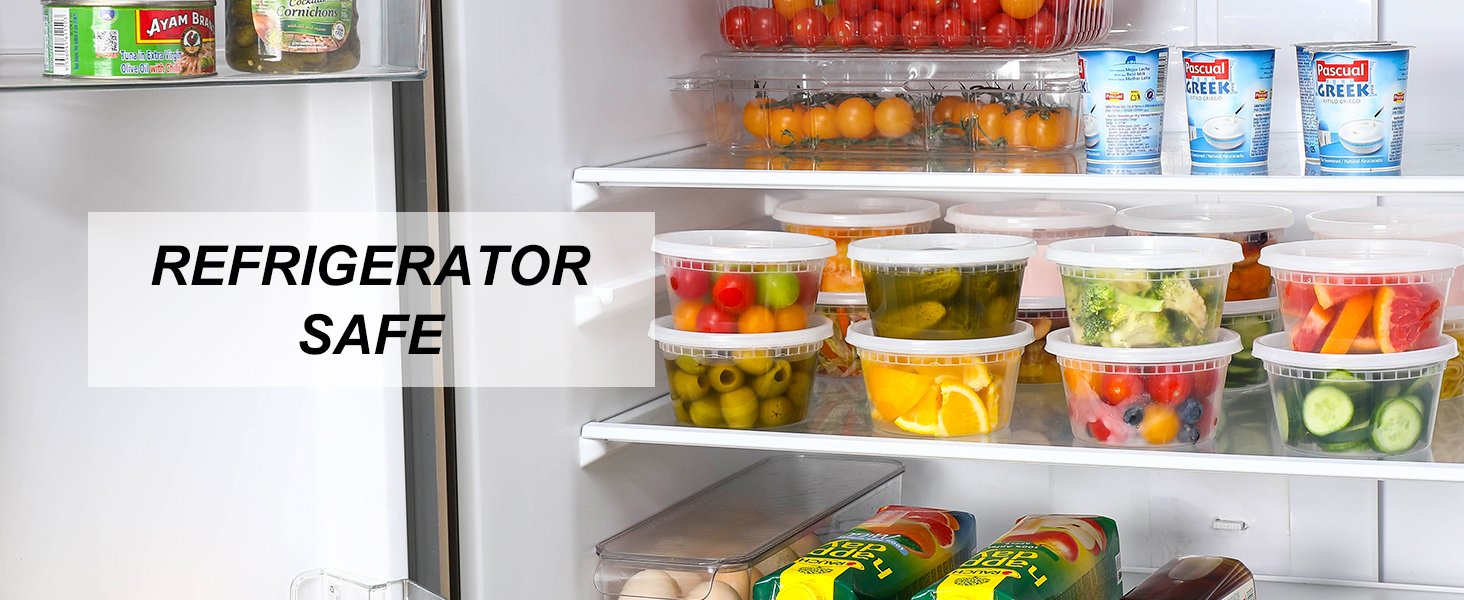 direct bulk orders aozita 32 sets 16 oz plastic deli food containers with lids, airtight food storage containers, freezer/dishwasher/microwave safe, soup containers for takeout meal prep storage low-cost wholesale