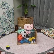 buy in bulk record album storage crate, bamboo & acrylic vinyl ​record crate, multifunctional visible record holder crate with handle, great for storing vinyl ​record lp's/albums hanging letter size folders toy source from factory