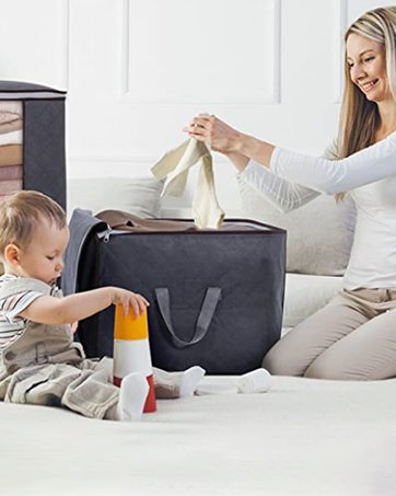 factory direct lifewit 4 pack clear clothes storage bags, 40l plastic blanket storage bags, vinyl foldable moving bags with zipper, closet organizers and storage containers for bedding, duvet, comforter oem/odm services