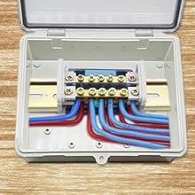 factory price zulkit junction box abs plastic dustproof waterproof ip65 electrical boxes hinged shell outdoor universal project enclosure clear cover with 2 cable glands 5.9 x 3.9 x 2.8 inch (150x100x70 mm) volume discount