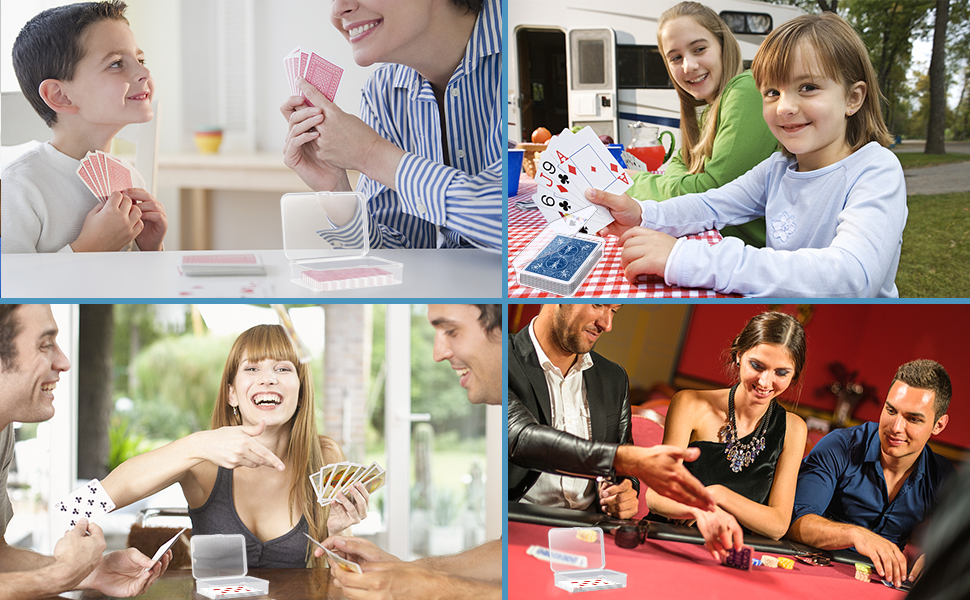 buy in bulk kitoyz playing deck card cases clear plastic trading card storage box acrylic card holder box compatible with collectible trading card cases, each case for 100 pcs cards (12 pcs) source from factory