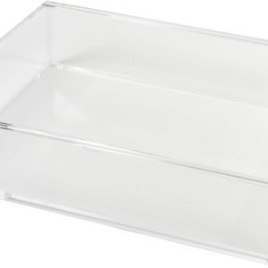 buy in bulk russell+hazel large acrylic flip box, 12.5” x 6.5”, desktop organization, clear, 1 count, 98148 source from factory