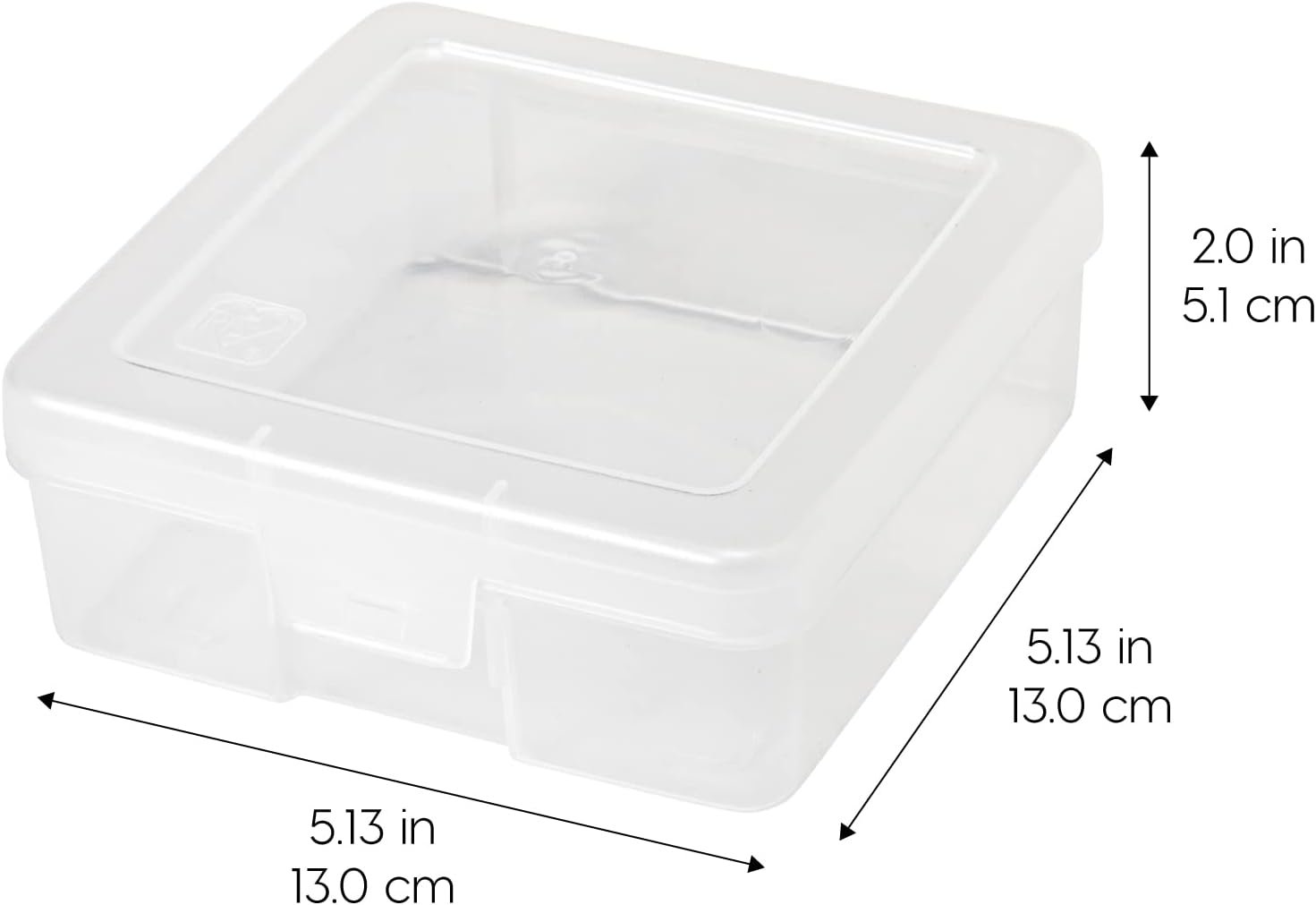 factory direct iris usa plastic pencil case box craft hobby art school supply storage organizer container with latching lid, 10-pack, for bead pens ribbons wahi tape sticker yarn ornaments, stackable, clear, small oem/odm services