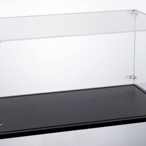 buy in bulk acrylic display case 3mm thickness inner 15 x 8 x 7 inches, solid wooden base dustproof clear display box showcase for lego cars diecast model cars 10295 10300 42123 21317 10290 21328 10282 source from factory