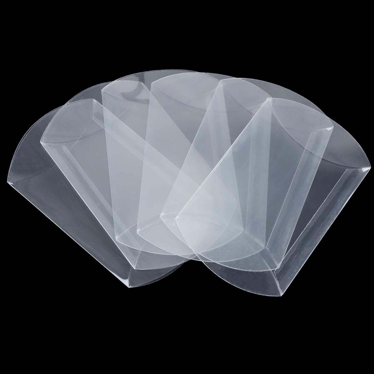 manufacturer direct 45 pcs 5.51 x 3.54 x 1.18 inch clear plastic pillow gift boxes candy treat gift box transparent party favor boxes sweet bags for wedding bridal shower baby shower birthday party supplies supplier direct