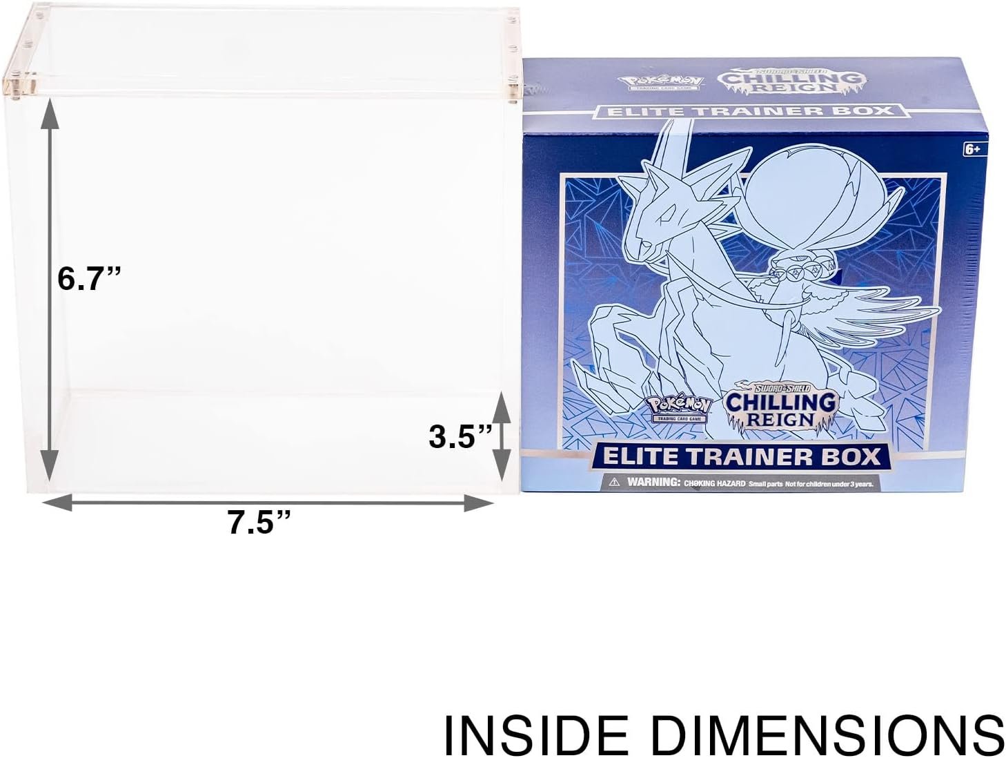 buy in bulk acrylic display case for pokemon elite trainer box with magnetic top source from factory