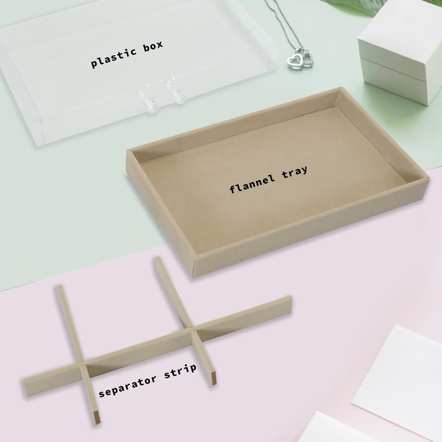 buy in bulk clear acrylic jewelry organizer with 3 drawers, acrylic jewelry box organizer can be stacked,acrylic earring organizer for storing earrings rings necklaces,clear acrylic jewelry box for women source from factory