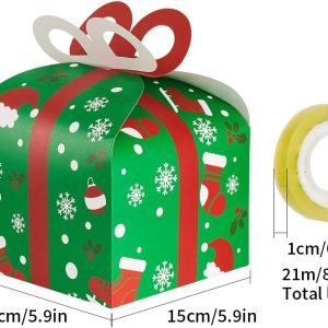 manufacturer direct ccinee christmas goody gift boxes,xmas treat boxes assorted paper candy boxes for kids' party supplies,pack of 24 supplier direct