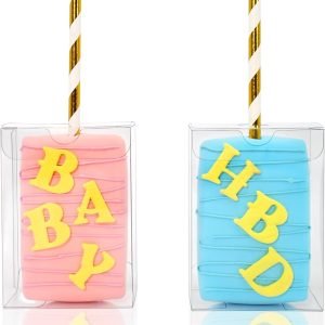 trade price 35pcs 3.5"x 2.5"x 1.38" clear rice krispie treat boxes: cakesicle boxes clear favor boxes macaron boxes clear treat boxes party favors boxes wholesale supplier