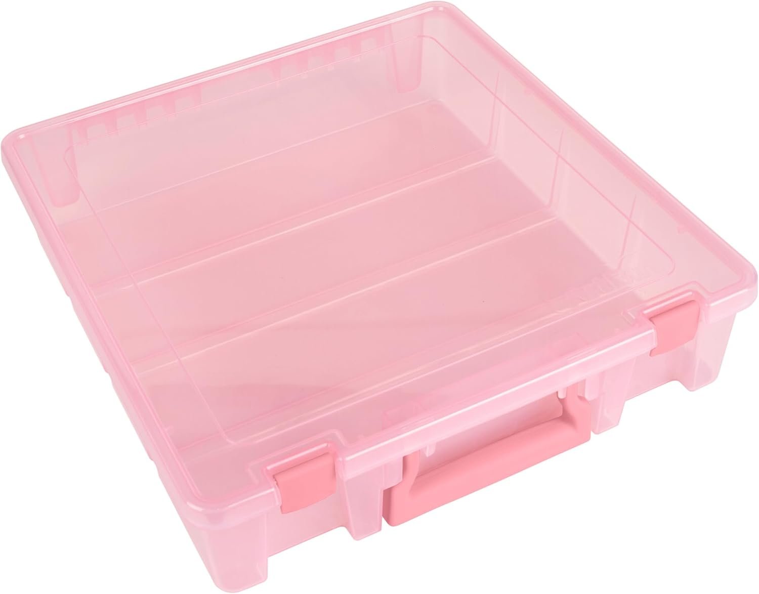 factory price artbin 6955rk super satchel 1-compartment box, art & craft organizer, 1-pack, translucent blush volume discount