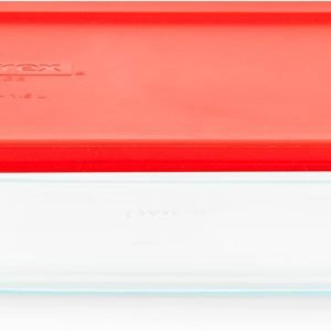 direct bulk orders pyrex simply store glass food storage container, snug fit non-toxic plastic bpa-free lids, freezer dishwasher microwave safe, 6 cup low-cost wholesale