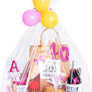 trade price morepack extra large cellophane bags for gift baskets 50x60 inches,jumbo big clear cellophane bags 10 pieces wholesale supplier