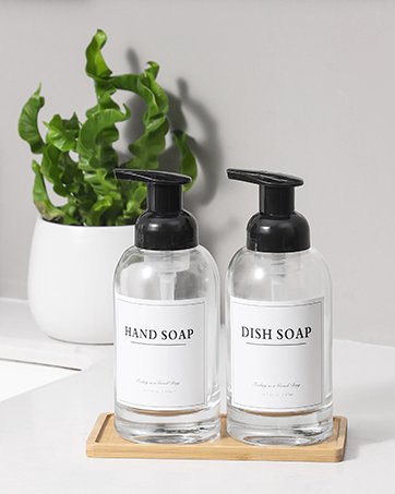 buy in bulk rejomiik acrylic dryer sheet holder clear dryer sheet dispenser container box with lid and anti scratch film for laundry room fabric softener sheets storage organization, transparent source from factory