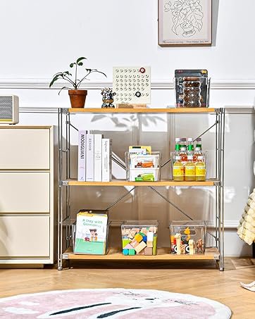 factory direct 6 pack stackable storage bins with lids, 19qt plastic bins for storage, closet organizers and storage, storage containers, organization and storage boxes for craft, home, pantry, office, dorm oem/odm services