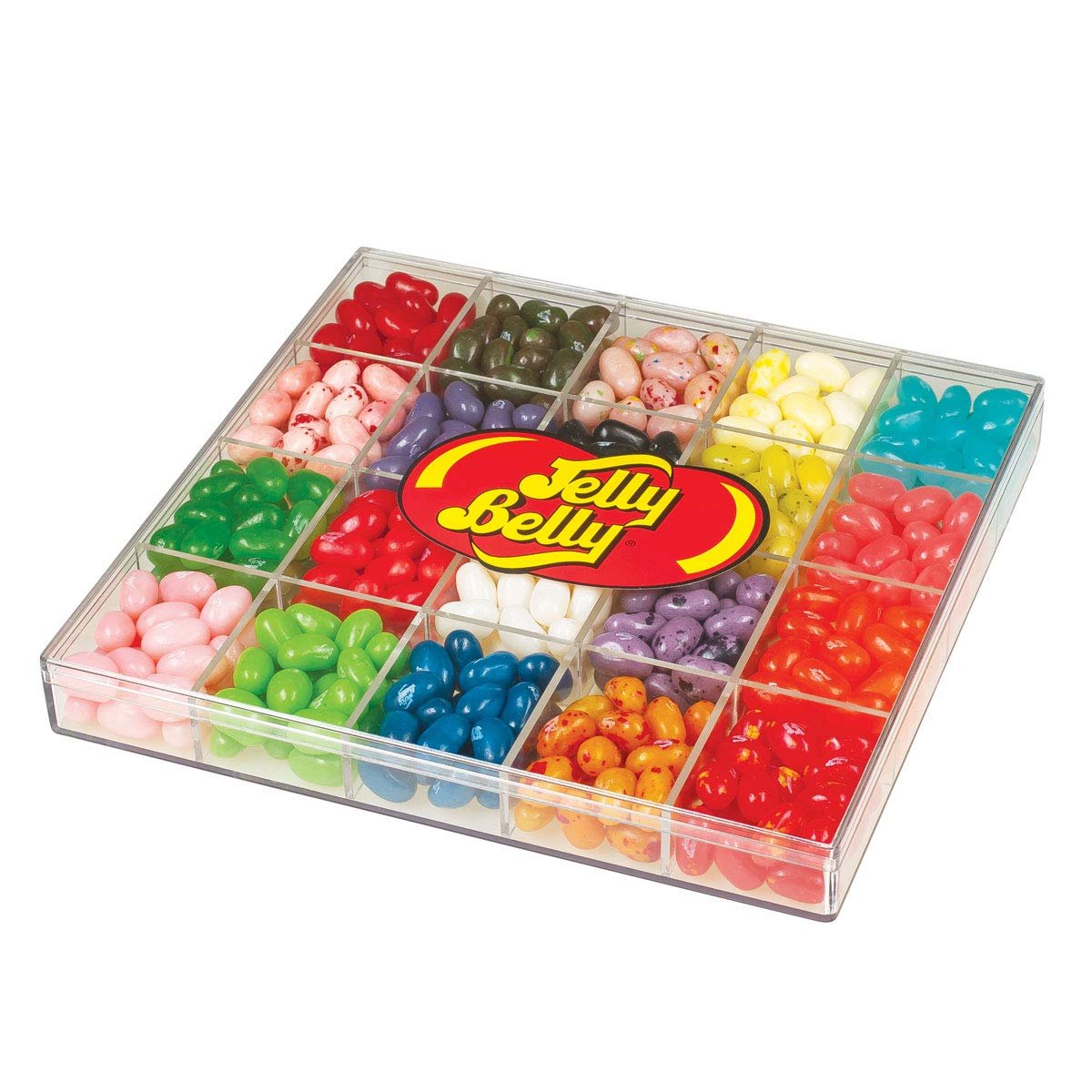 trade price jelly belly 20-flavor clear gift box - genuine, official, straight from the source wholesale supplier