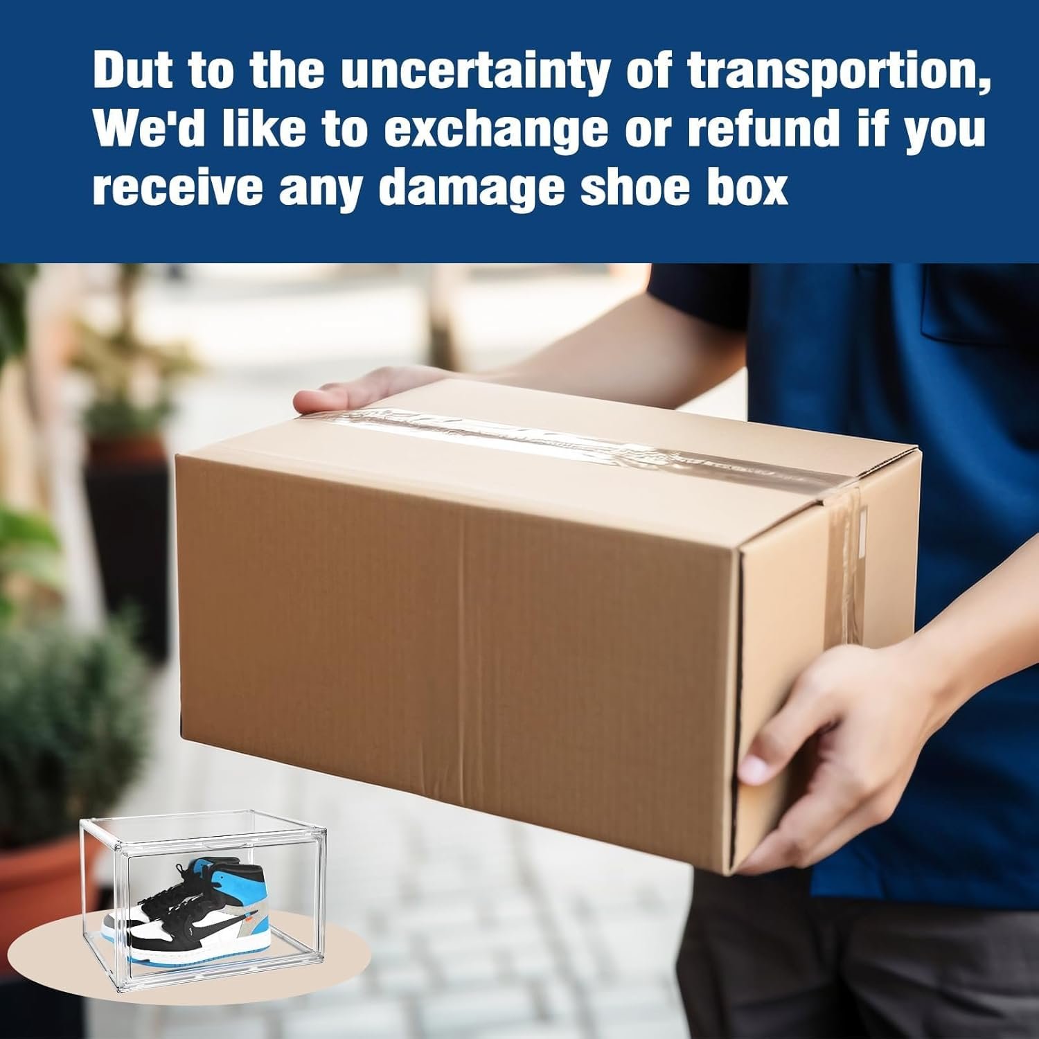 buy in bulk acrylic sneaker shoe display case transparent sneaker box shoe storage boxes clear plastic stackable boot & shoe boxes clear shoe organizer containers with lids, 1pack size 14 source from factory