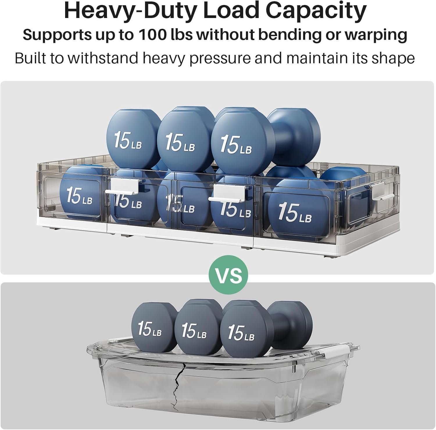 factory direct kitstorack clear plastic under bed storage containers bins with lids and 8 pre-installed wheels,37.8 qt,foldable flat under bed organizer boxes for clothes shoes clothing bedroom,large,1 pack oem/odm services