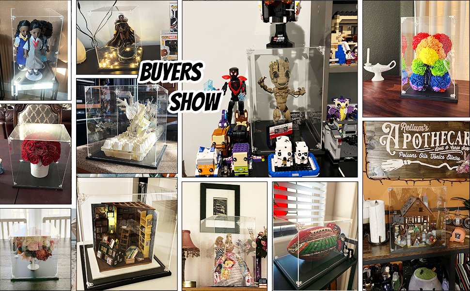 buy in bulk acrylic display case for collectibles assemble clear acrylic display box for lego alternative glass case for display figures doll toys home storage(8x8x14 inch, 20x20x35 cm) source from factory buy in bulk acrylic display case for collectibles assemble clear acrylic display box for lego alternative glass case for display figures doll toys home storage(8x8x14 inch, 20x20x35 cm) source from factory