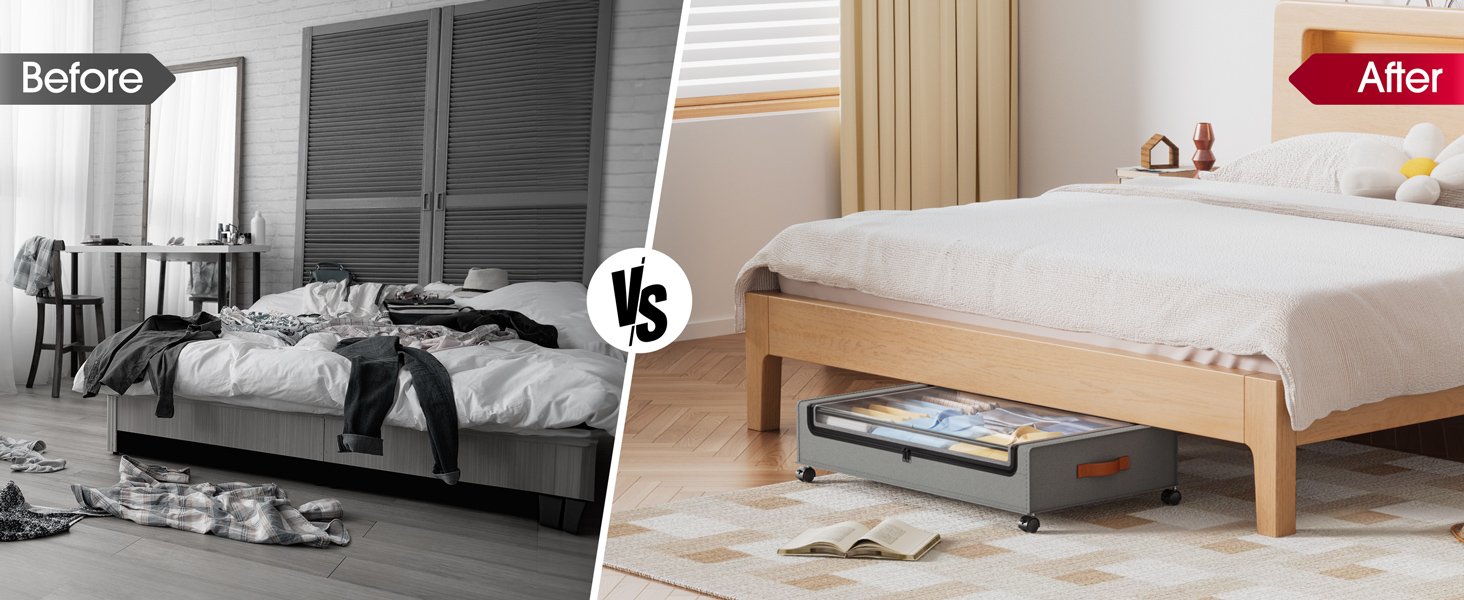 factory direct yecaye under bed storage with wheels, 2 pack under bed storage containers, large under bed rolling storage with clear window & label, bedroom storage organizer for clothes, shoes,toys, books, blankets oem/odm services factory direct yecaye under bed storage with wheels, 2 pack under bed storage containers, large under bed rolling storage with clear window & label, bedroom storage organizer for clothes, shoes,toys, books, blankets oem/odm services