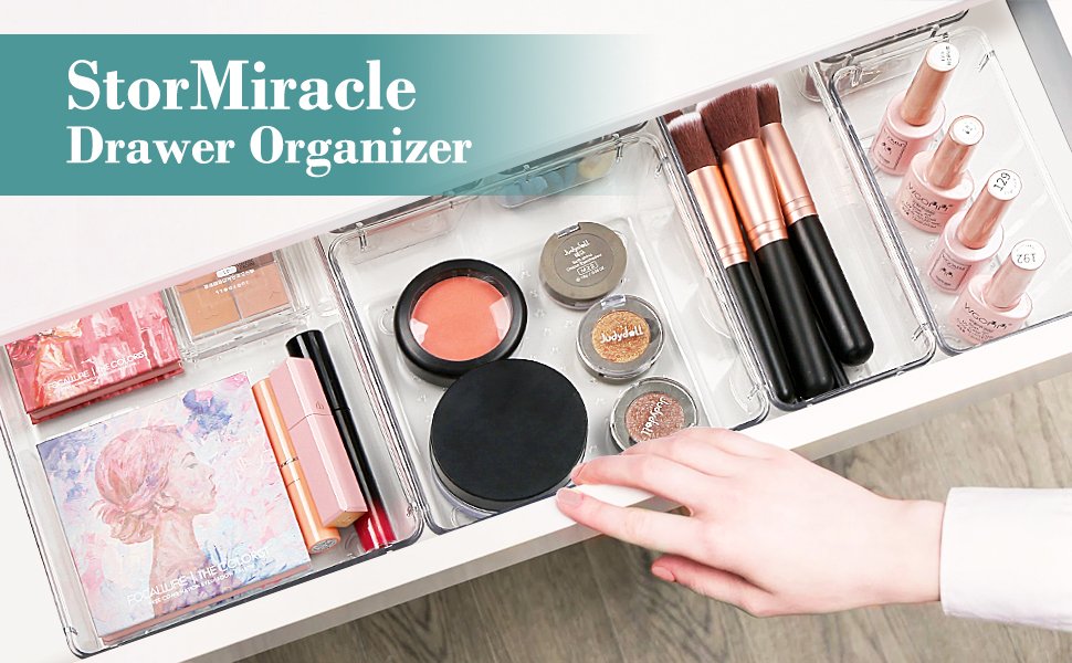 factory direct 16 pcs drawer organizer set, 5 varied size bathroom and kitchen drawer cabinet organizer trays, clear storage bins for makeup, jewelry, utensils and gadgets oem/odm services factory direct 16 pcs drawer organizer set, 5 varied size bathroom and kitchen drawer cabinet organizer trays, clear storage bins for makeup, jewelry, utensils and gadgets oem/odm services