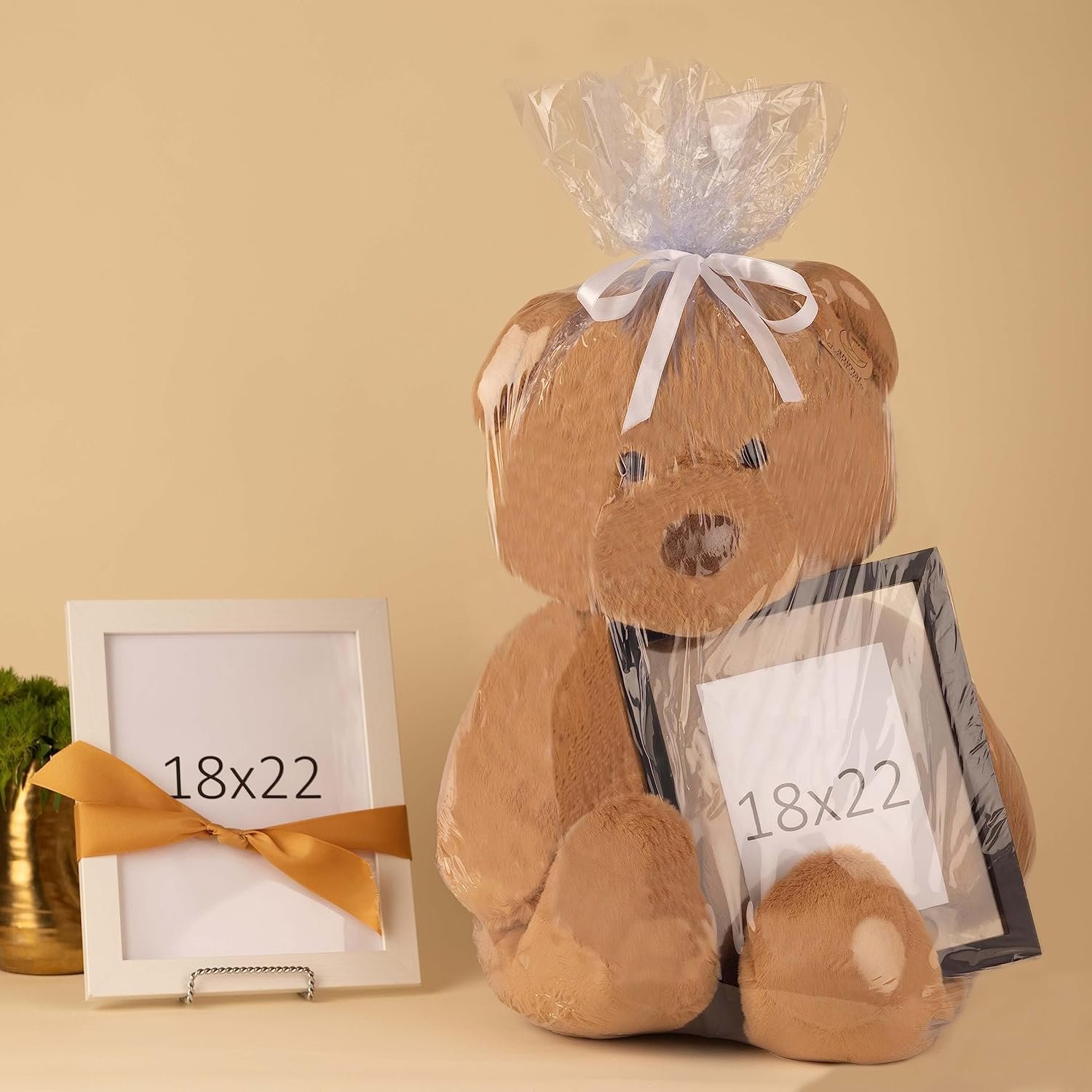 trade price purple q crafts jumbo shrink wrap 40"x50" 5 pack basket bags for gift baskets clear cellophane pvc shrink bags… wholesale supplier