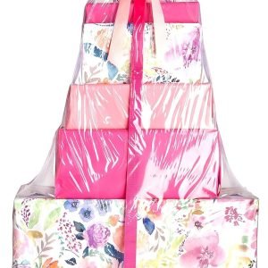 trade price purple q crafts jumbo shrink wrap 40"x50" 5 pack basket bags for gift baskets clear cellophane pvc shrink bags… wholesale supplier