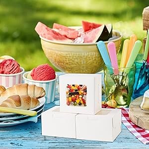 trade price 50pcs 5x5x2.5 inches cookie boxes,white bakery boxes with window,small treat boxes,mini cake boxes,for pastry,dessert,cookies,muffins,donuts,chocolate covered strawberries (5 * 5 * 2.5inch) wholesale supplier trade price 50pcs 5x5x2.5 inches cookie boxes,white bakery boxes with window,small treat boxes,mini cake boxes,for pastry,dessert,cookies,muffins,donuts,chocolate covered strawberries (5 * 5 * 2.5inch) wholesale supplier