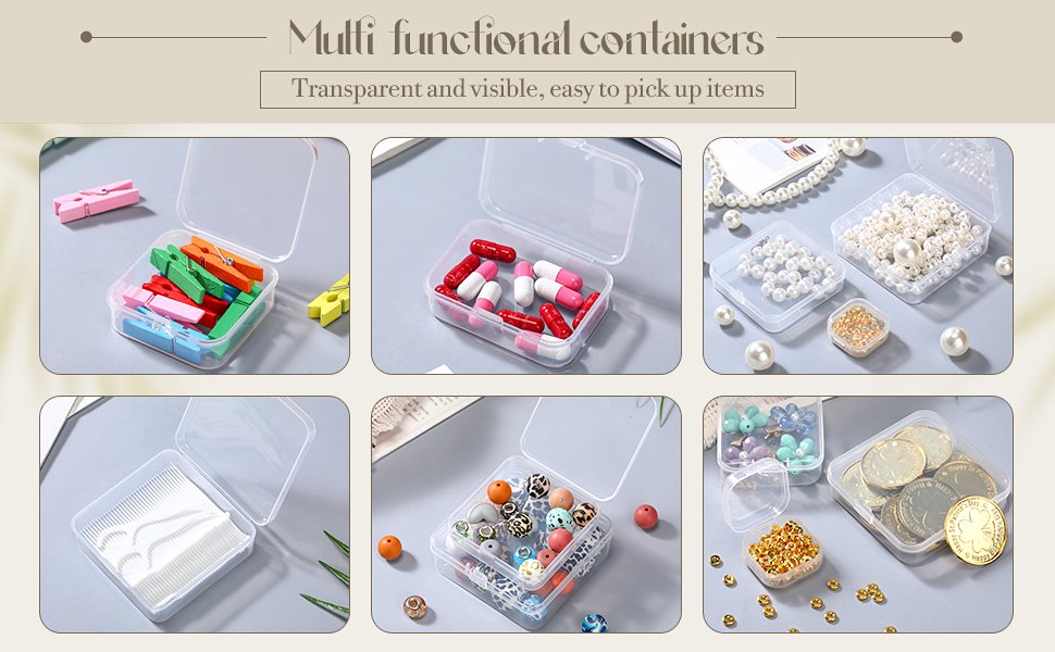 factory price 48 packs clear small plastic containers transparent storage box with hinged lid for small items crafts jewelry (2.12 x 2.12 x 0.79 inches) volume discount factory price 48 packs clear small plastic containers transparent storage box with hinged lid for small items crafts jewelry (2.12 x 2.12 x 0.79 inches) volume discount