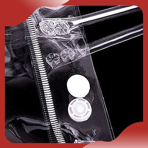 manufacturer direct badenbach 16 pcs clear gift bags with handle,7.87