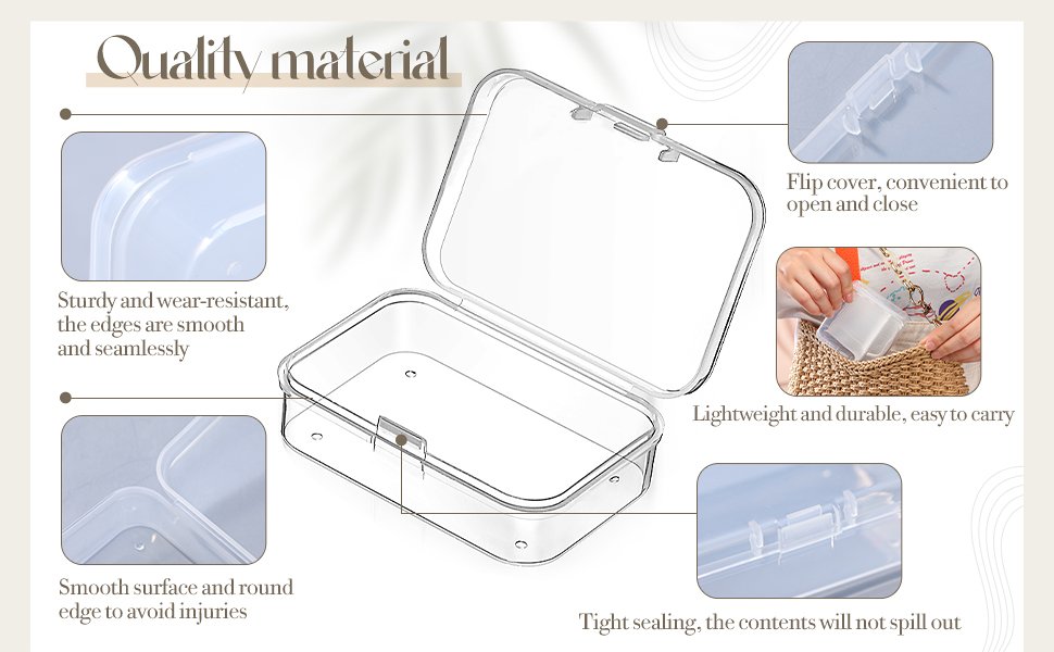 factory price 48 packs clear small plastic containers transparent storage box with hinged lid for small items crafts jewelry (2.12 x 2.12 x 0.79 inches) volume discount factory price 48 packs clear small plastic containers transparent storage box with hinged lid for small items crafts jewelry (2.12 x 2.12 x 0.79 inches) volume discount