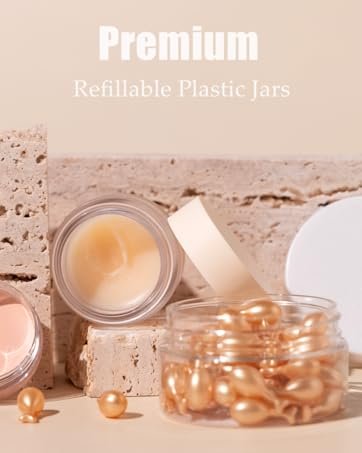 factory direct 36 pack 8 oz plastic container jars with lids and labels bpa free, tuzazo empty round clear cosmetic containers plastic slime jars for lotion, cream, ointments, body butter, travel storage (36) oem/odm services factory direct 36 pack 8 oz plastic container jars with lids and labels bpa free, tuzazo empty round clear cosmetic containers plastic slime jars for lotion, cream, ointments, body butter, travel storage (36) oem/odm services