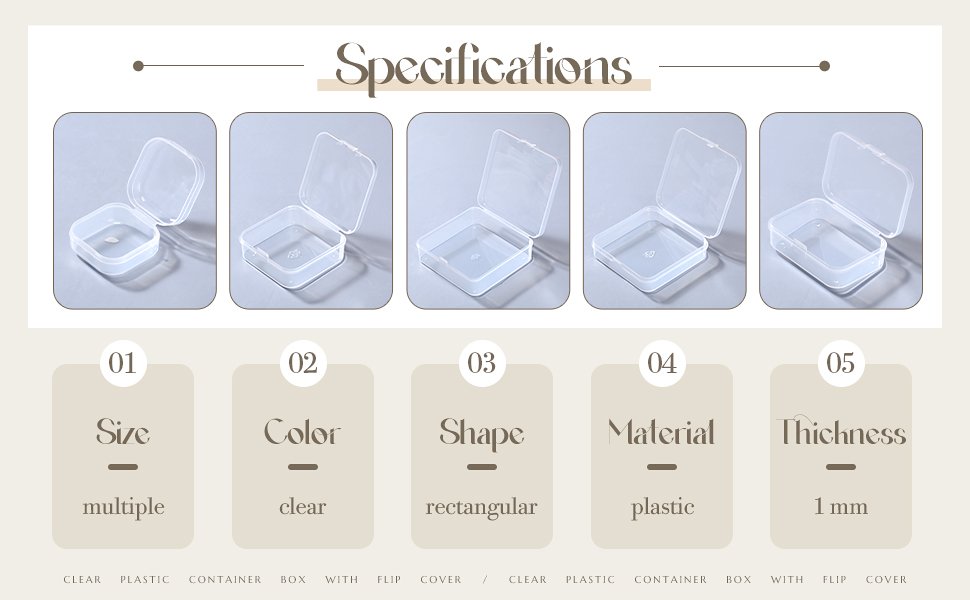 factory price 48 packs clear small plastic containers transparent storage box with hinged lid for small items crafts jewelry (2.12 x 2.12 x 0.79 inches) volume discount factory price 48 packs clear small plastic containers transparent storage box with hinged lid for small items crafts jewelry (2.12 x 2.12 x 0.79 inches) volume discount